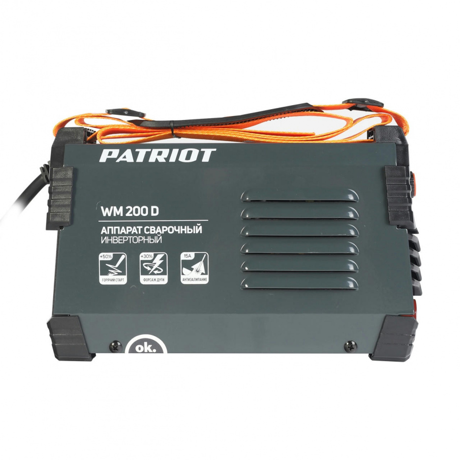 Аппарат сварочный WM 200 D, 200 А, инверторный PATRIOT 605302020